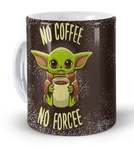 Caneca Geek Nerd No Coffee No Forcee - Sem Café Sem Força
