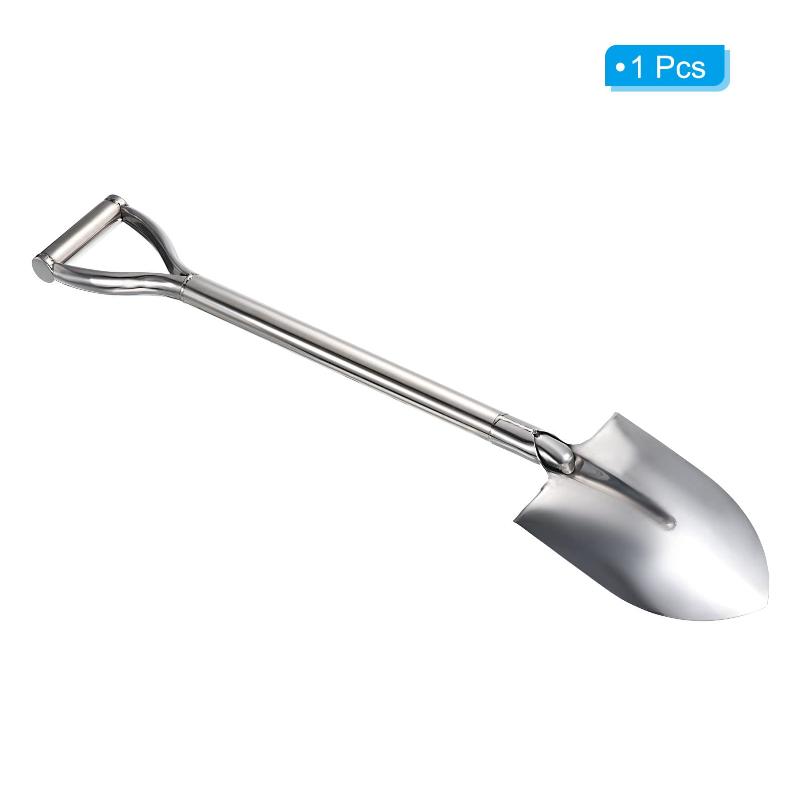 PATIKIL 32" Garten Grabschaufel Gespitzt Garten Hand Schaufel Edelstahl | Schaufel Garten Werkzeuge, Mit D Handgriff Griff