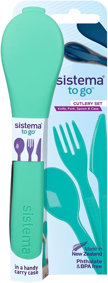 Sistema Cutlery To Go Set Turquoise