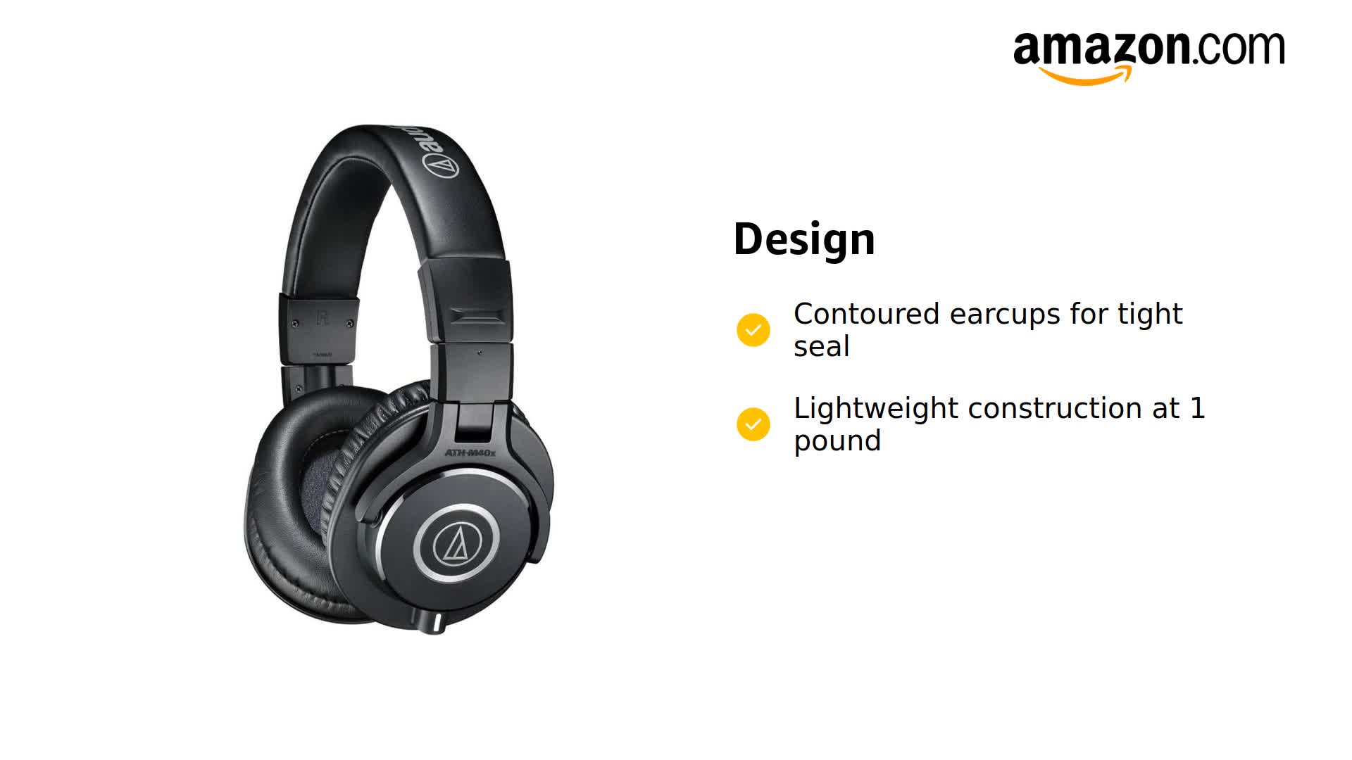 【ほぼ新品】audio-technica ATH-M40x Amazon.com: Audio-Technica ATH-M40x Professional Studio