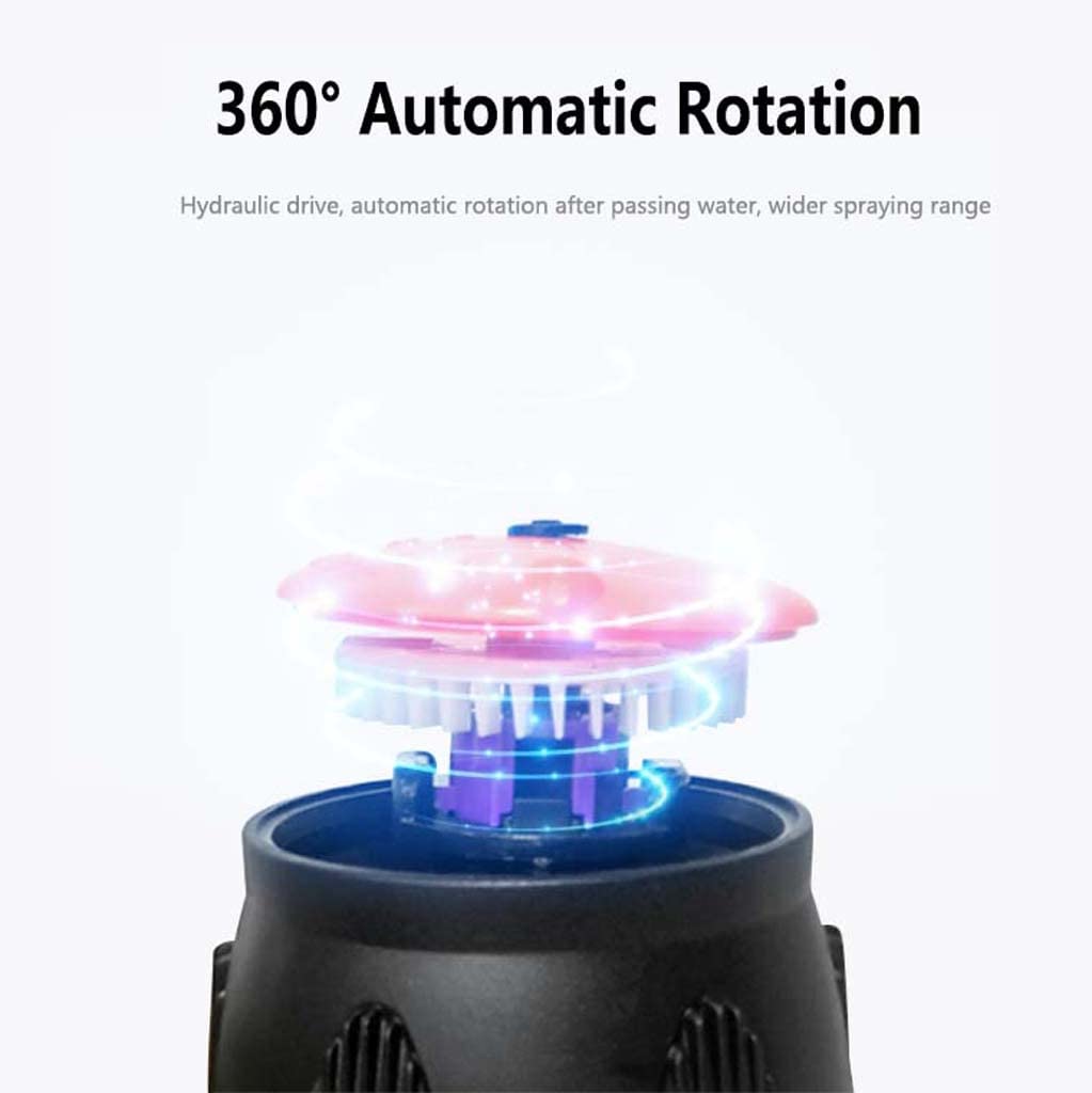 WZX Irrigatore da Giardino, irrigatore Automatico Regolabile a 360° Sistema di irrigazione del Prato Che Copre Un'Ampia Area con Design Senza perdite Spruzzatore Durevole, Facile connessione