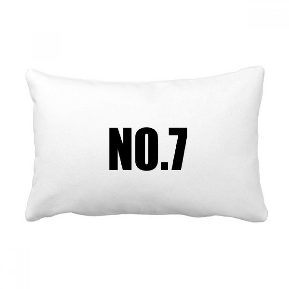Oreiller lombaire chanceux no.7 cadeau de crémaillère original et coloré