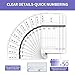 600 Time Cards Includes 2 Replacement Ink Ribbons for HN4000 Employee Time Clocks – Compatible with uPunch HN4000,HN2000, HN2500, HN4500 – Pre-Punched, Cards Numbered 1–50,