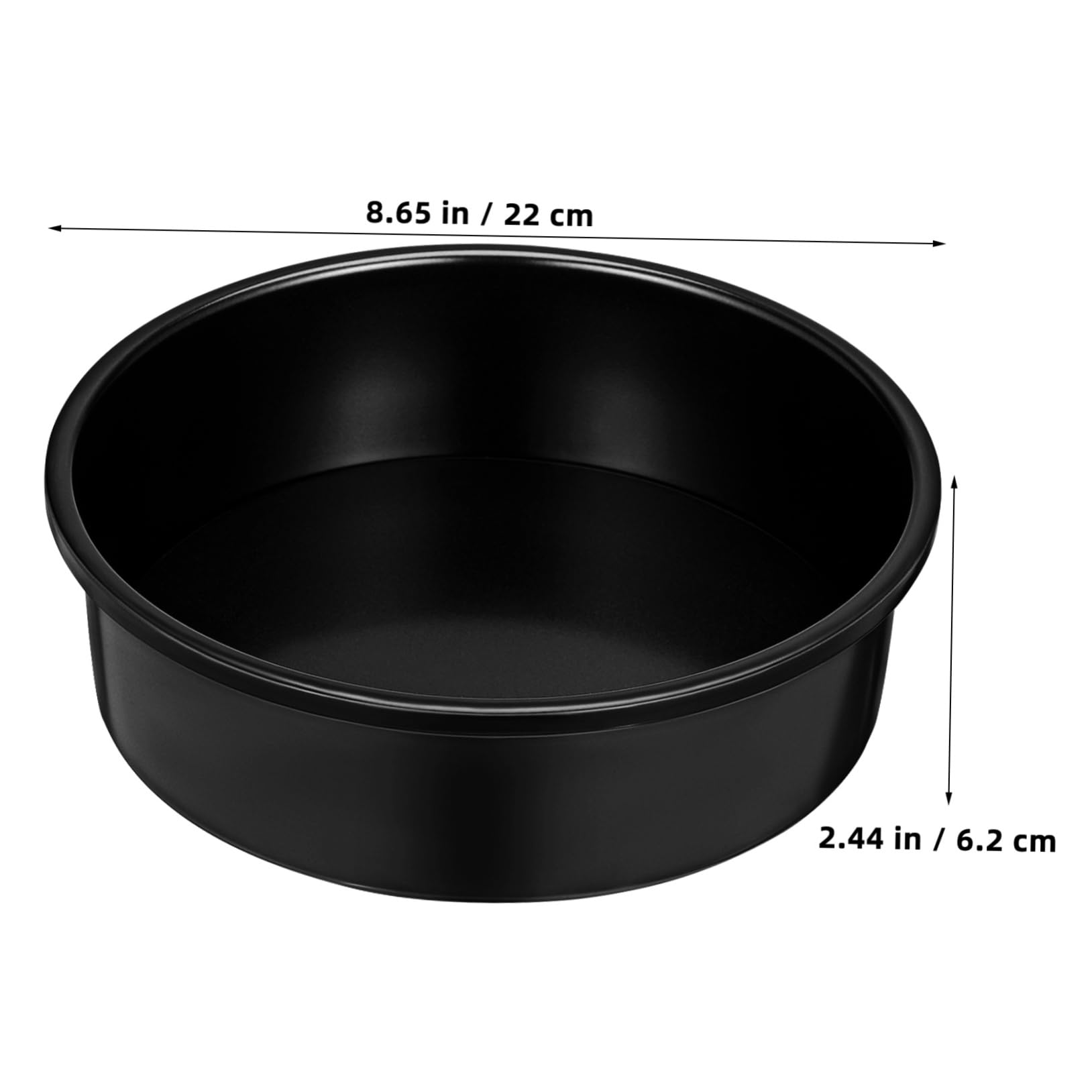 GALPADA 3piezas Molde para Pasteles Redondo y Profundo Moldes para Galletas con Papel Pergamino para Hornear Suministros para Repostería Casera para Tortas y Bizcochos