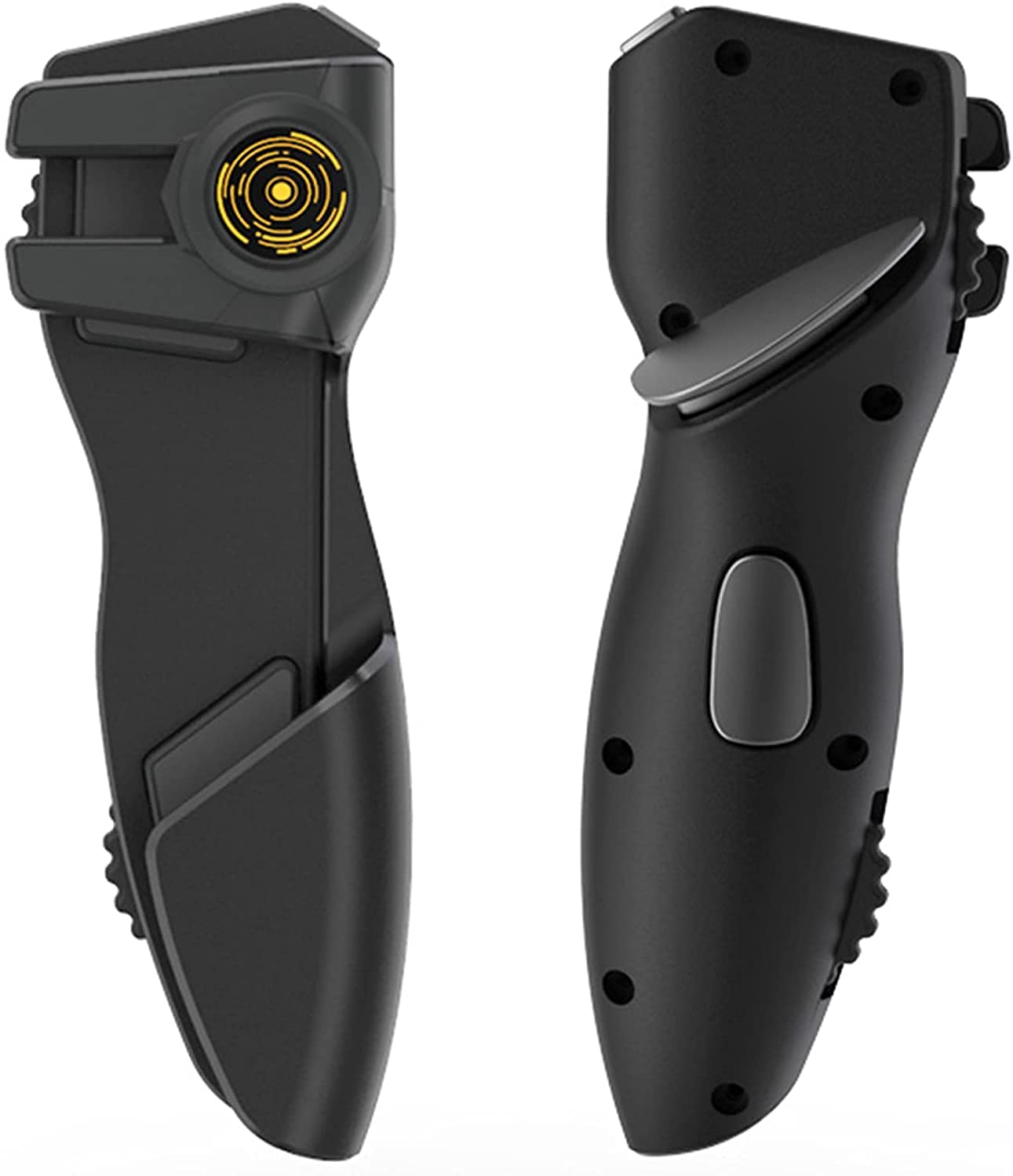 FegishillyTablet Game Joystick Trigger Handle 6 Finger L1R1 Shooter Fire Aim Button Controller Fits for iPad Android Tablet PUBG Game Accessories