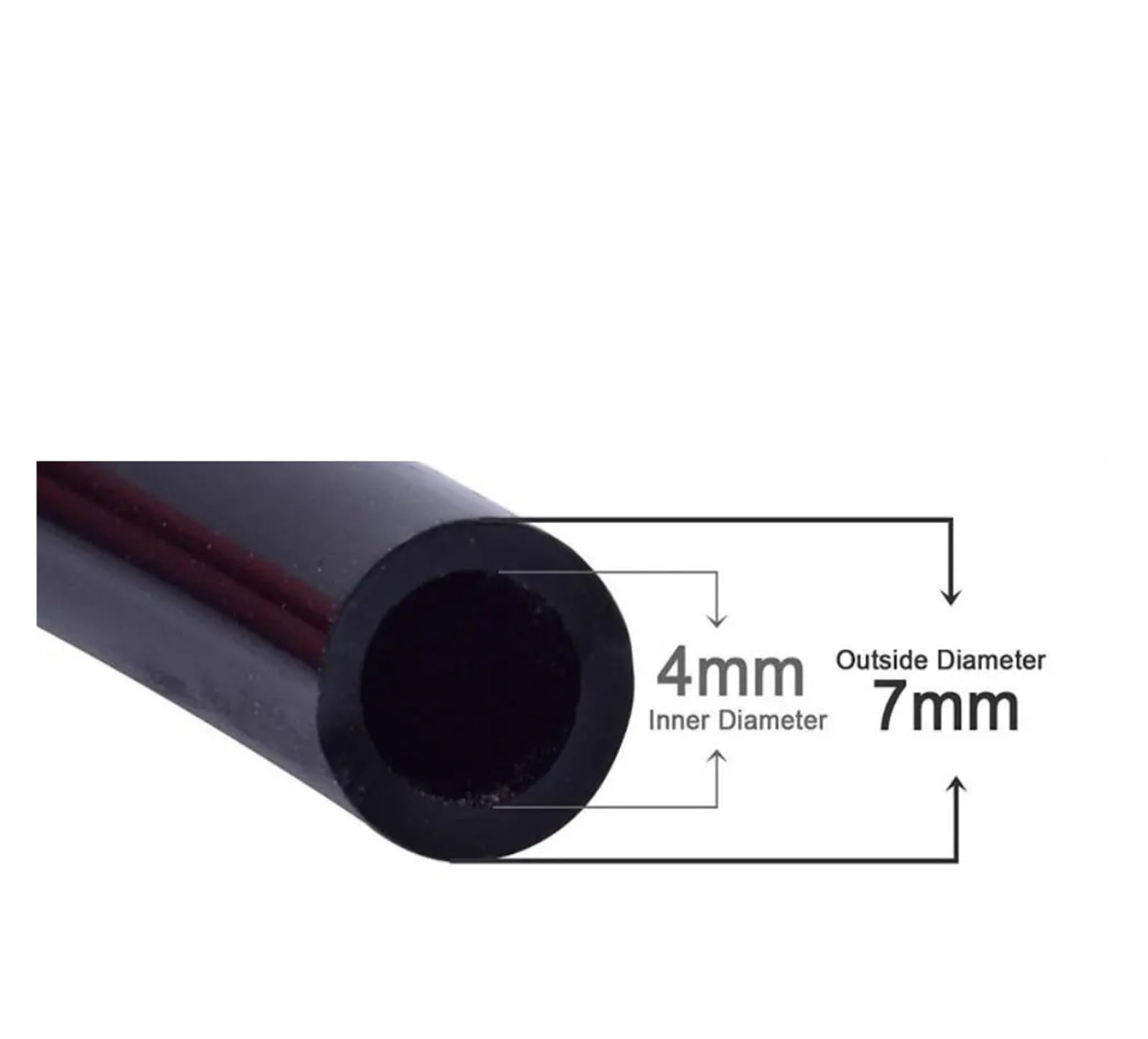 Tuyau d'arrosage en PVC de 5 à 100 m, diamètre intérieur 4 mm, diamètre extérieur 6 mm, for système d'irrigation goutte-à-goutte de jardin(30M)