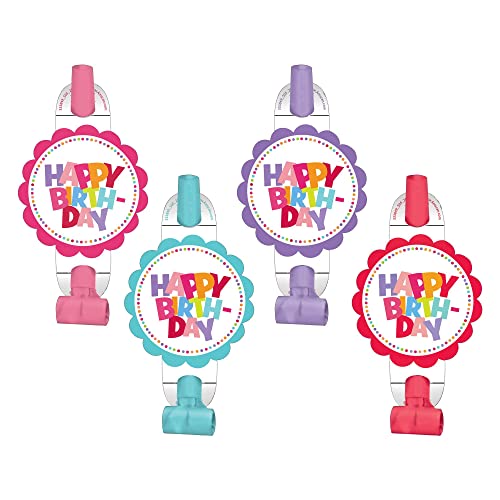 Amscan Blowouts - Pastel | Multi color Collection | 8 pcs | Birthday