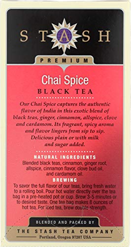 Té negro chai especiado 20 saquitos miniatura 5