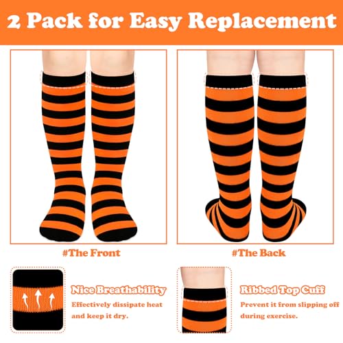 Sarfel 2 Pairs Toddler Soccer Socks Kids Baseball Socks Youth Boys Girls Softball Football Accessories Knee High Team Sport2