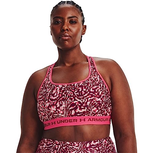 Image of Under Armour Cross-Back Mid Impact Bra