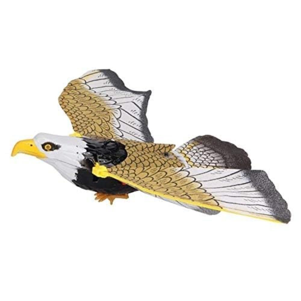Kharidilo Battery Operated Flying Eagle Toy with Spred Wings for Kids 360 Degree Automatic Revolving Toys Boys and Girls Fly Best Birthday Return Gift (Multicolor)