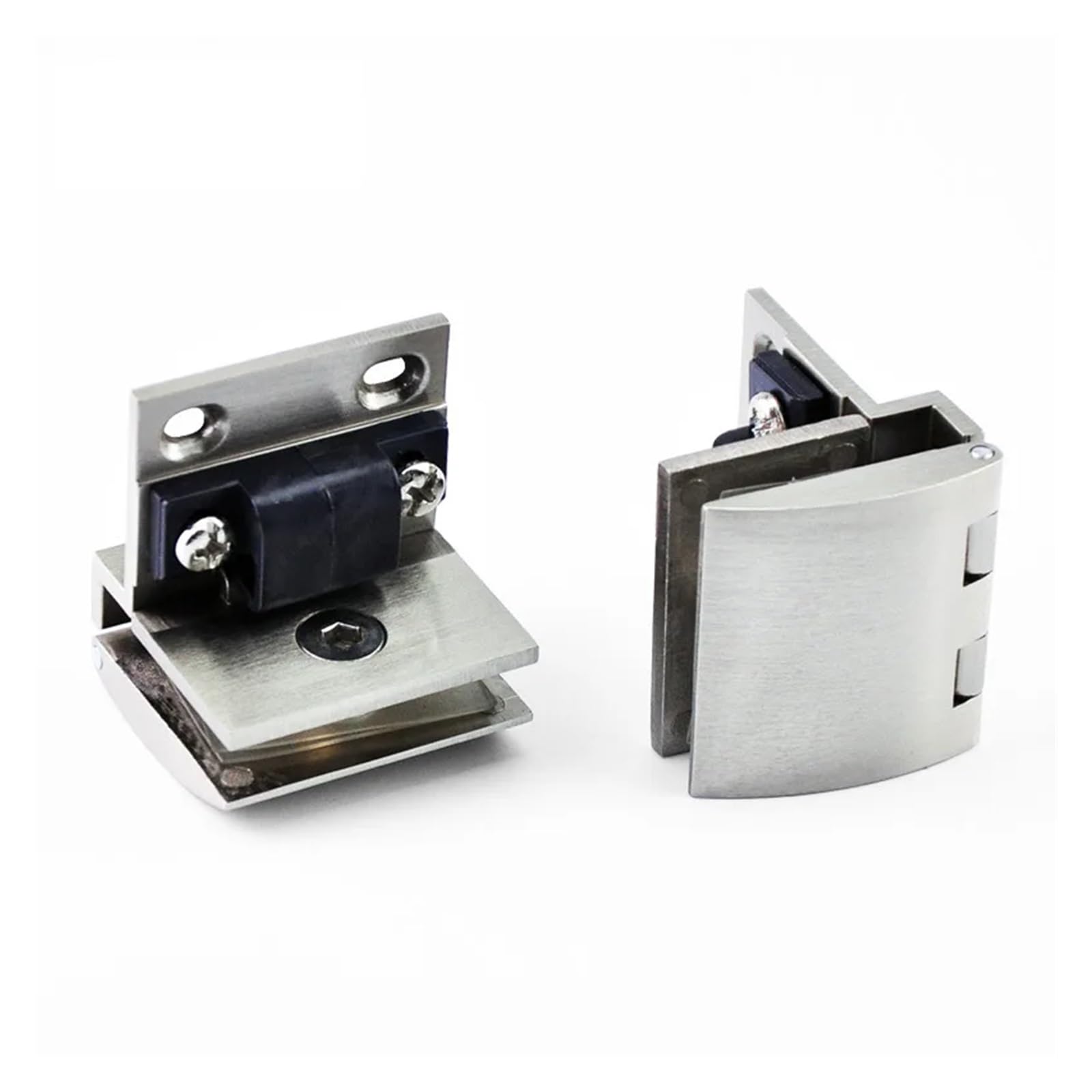 Charnière de porte en verre dissimulée en zinc pour porte 5-10mm