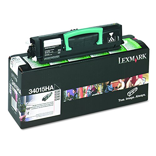 Lexmark 34015HA Return program print cartridges for ibm e330, e332, high-yield, Black