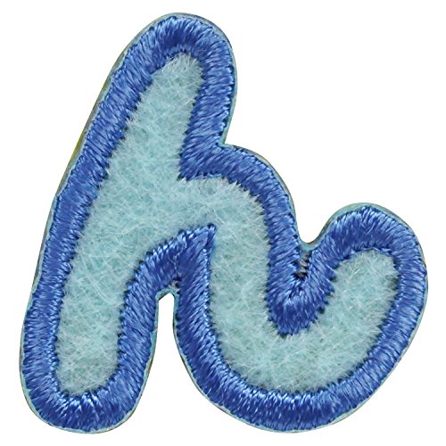 サンヒット ワッペン ん ブルー ABS2-46