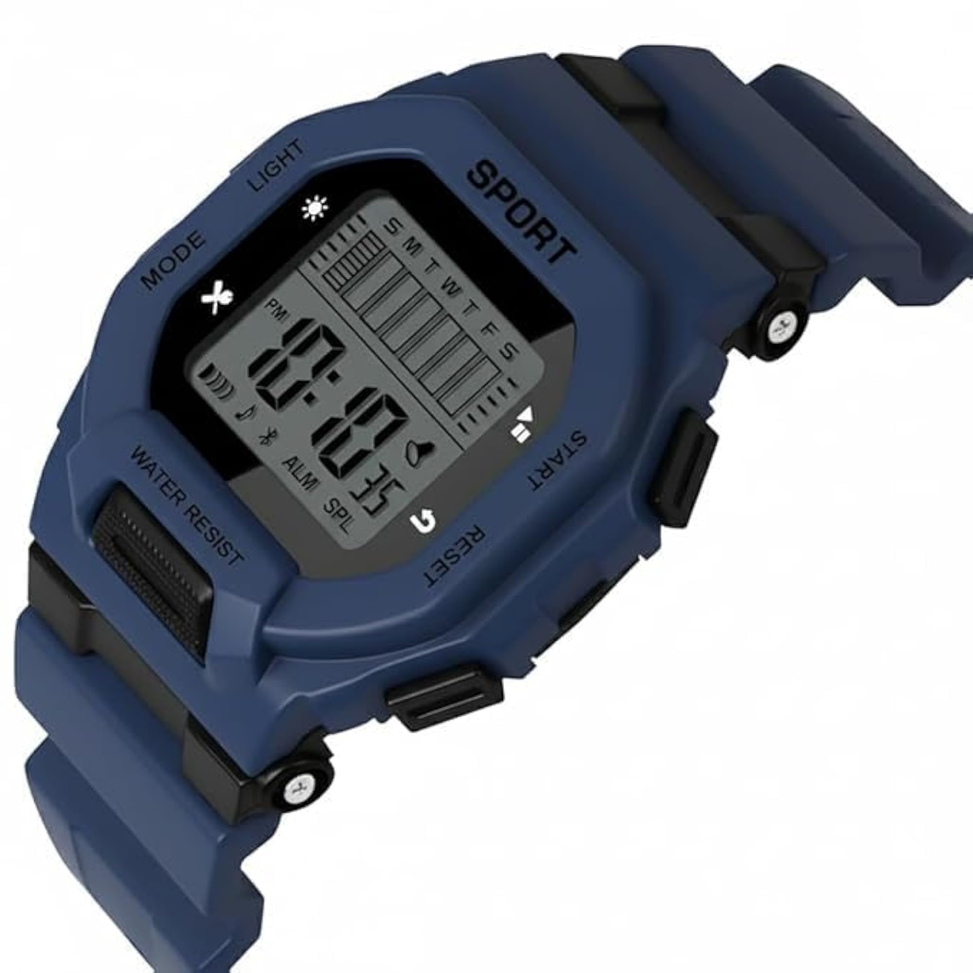Peter India Boys Sport Watch Digital Silicone Quartz