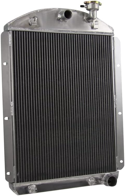 Aluminium 4 Rows Radiator Compatible with 1941-1946 Chevy Pickup Truck V8 Small Block 1943 1945