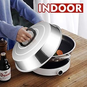 HaSteeL Cheese Melting Dome 12Inch & 9Inch, Stainless Steel Round Steaming Basting Cover Set, Heavy Duty Griddle Grill Accessories for Flat Top Griddle Teppanyaki BBQ Cooking Indoor & Outdoor - 3Packs HaSteeL Cheese Melting Dome 12Inch 9Inch Stainless Steel Round Steaming Basting Cover Set Heavy Duty Griddle Grill Accessories for Flat Top Griddle Teppanyaki BBQ Cooking Indoor Outdoor 3Packs