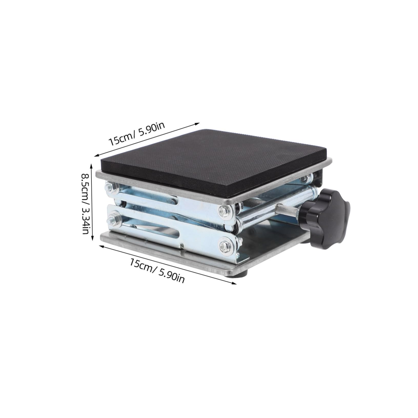 BELLIFFY Djustable Lifting Platform Laboratory Lifting Rack Metal Scissor Lift for Lab