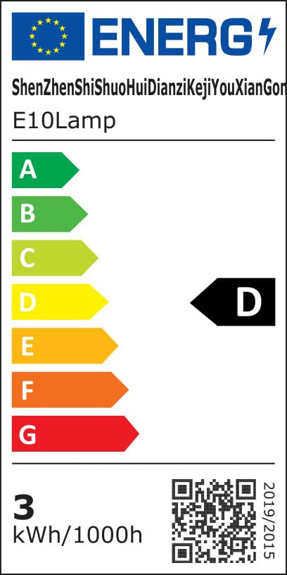 939040 - Lot De 10 Bougies De Rechange 34 V, 3 W Pour Guirlande Ou Arc