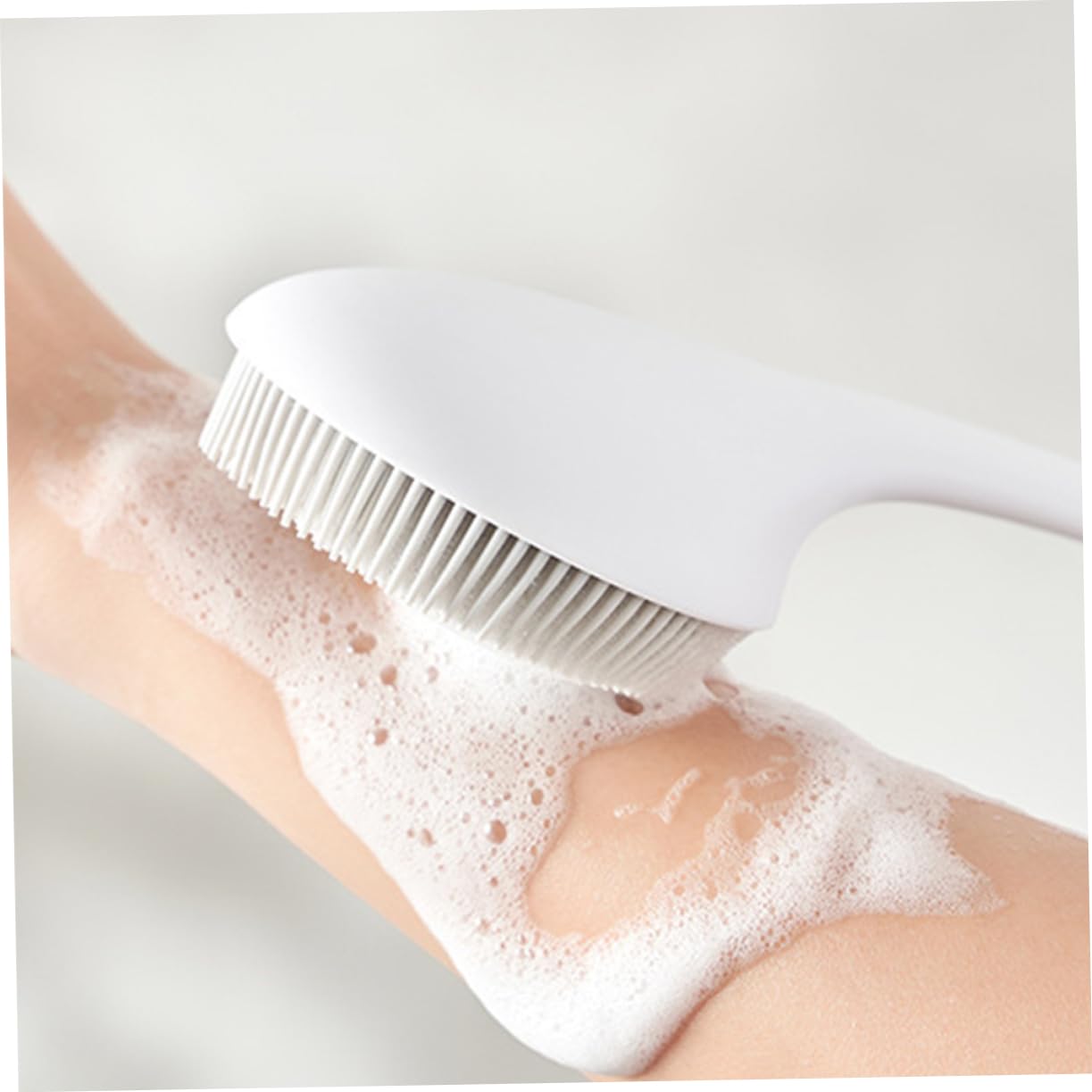 FRCOLOR 3 Piezas Cepillo De Silicona Para Fregar Exfoliante De Espalda De Silicona Cepillo Trasero De Silicona Depurador Cepillar Cepillo De Baño Tómate Un Baño Gel De Sílice