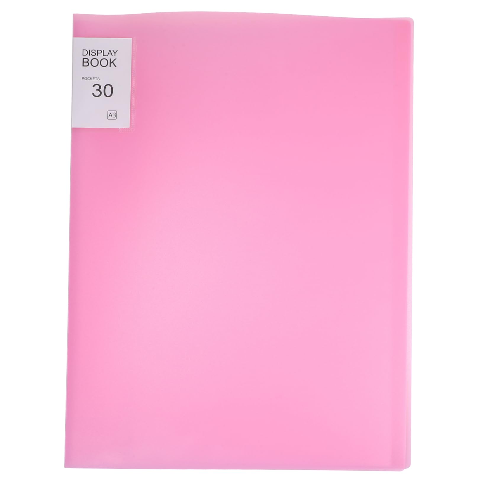 KALLORY Large Portfolio Folder Scrapbook Storage Organizer Binder A3 Art Portfolios Plastic Binder Sleeves