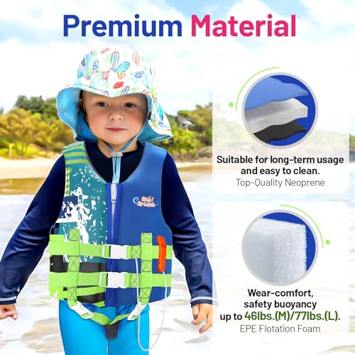 Image of HeySplash Toddler Swim Vest, Kids Swimming Jacket 20-30 /30-50 /50-90lbs