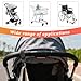 Stroller Hook Universal Stroller Clip Baby Travel Essential Wheelchair Accessories Gear for Bag 4pcs Aluminum Hook