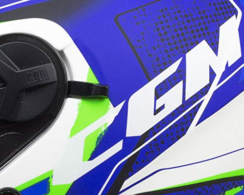 CGM Casco jet, 130X MAYER, Blu opaco, L (59-60cm)