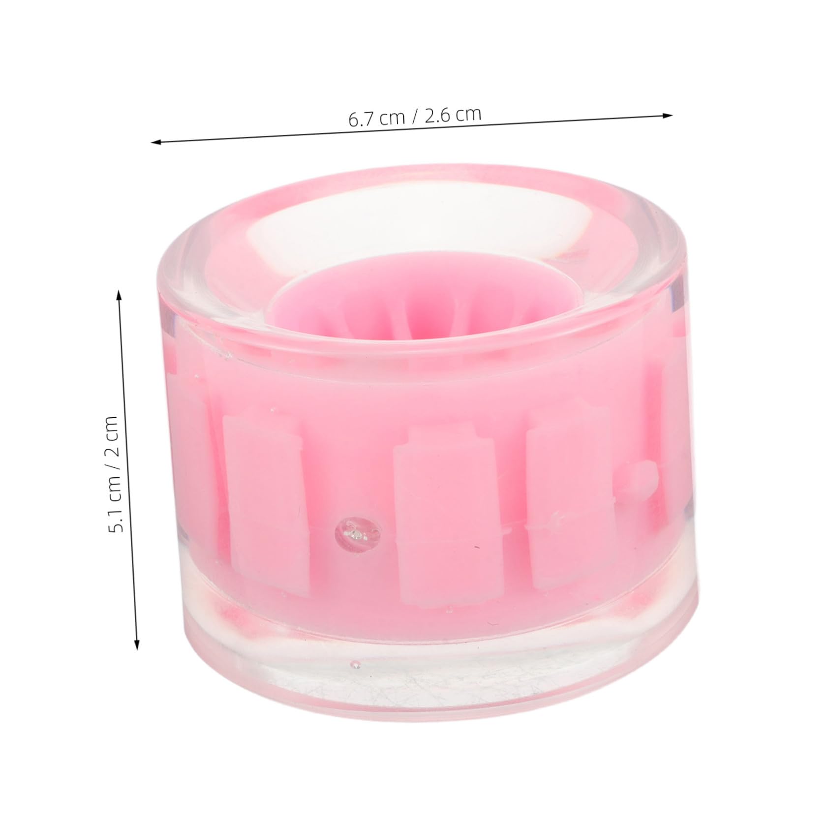 HANABASS Rueda de Patineta Iluminada Rosa PU 4 Piezas Diseño Cóncavo
