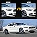 Update 2024 Style Headlamp Compatible with 2010-2025 Ford Mustang GT EcoBoost Premium V6 Headlights 2016-2022 Shelby GT350 GT350R GT500 Sequential Animation Custom Accessories (15-17 Version)