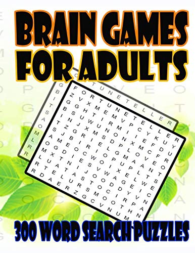Brain Games for Adults: 300 Word Search Puzzles [Idioma Inglés]