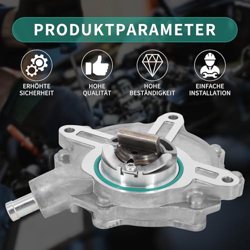 Dokili Unterdruckpumpe Vakuumpumpe Bremsanlage Kompatibel für BMW 1er E81 3er E46 E90 E91 E92 E93 X1 E84 X3 E83 Z4 E85 Vakuumpumpe 11667635656, 11667542498, 11667502656, 11667534236