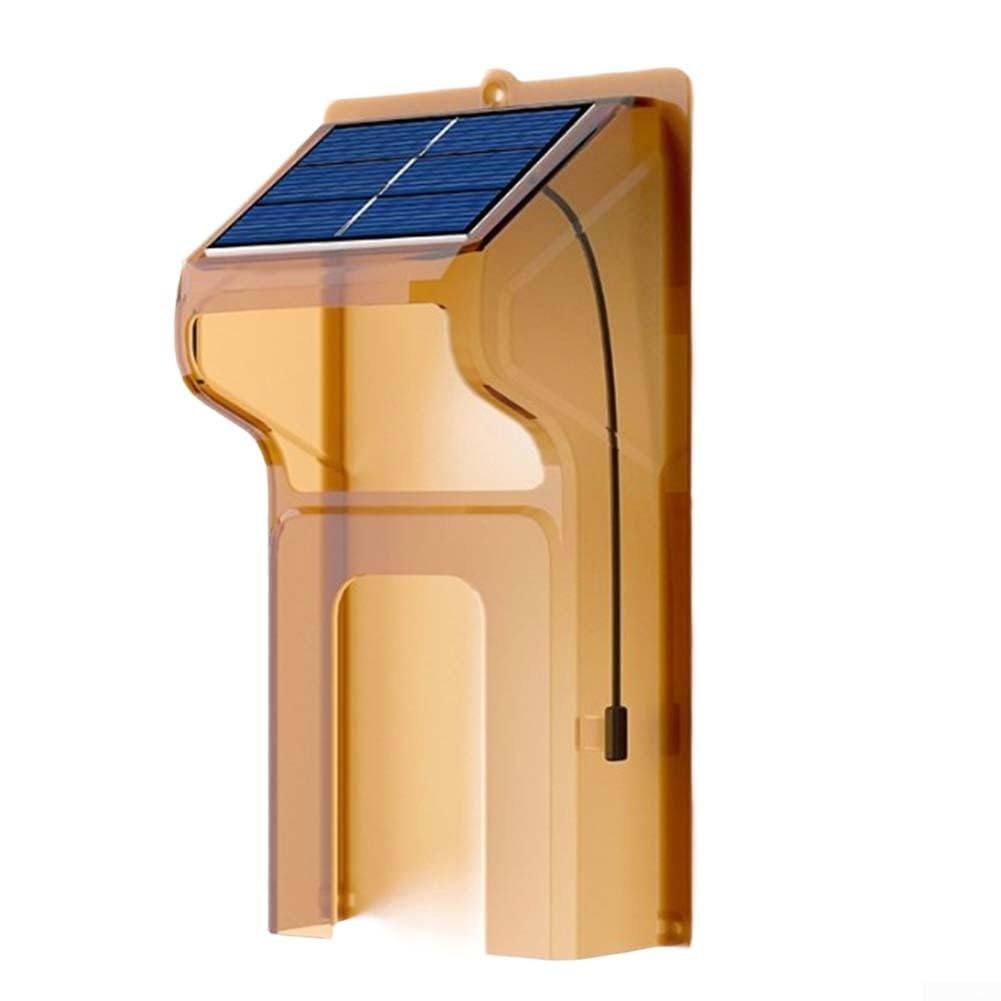 Campanello a pannello solare, copertura impermeabile per ricarica solare, monitoraggio in tempo reale per citofono bidirezionale (con campanello)