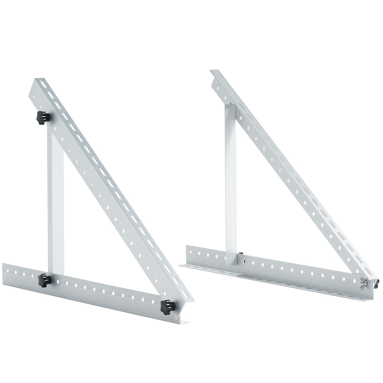 Photo 1 of 58" Solar Panel Adjustable Tilt Mounting Brackets Support Up to 100 180 200 300 400W Single Panel 0 to 90° Adjust Panel Mount Brackets with Foldable Tilt Legs for RV Boat Any Flat Install 58 inch Adjustable Tilt Mount