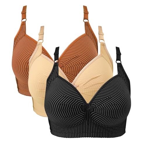 3 Pack Bras for Women 2025 No Underwire Push Up...