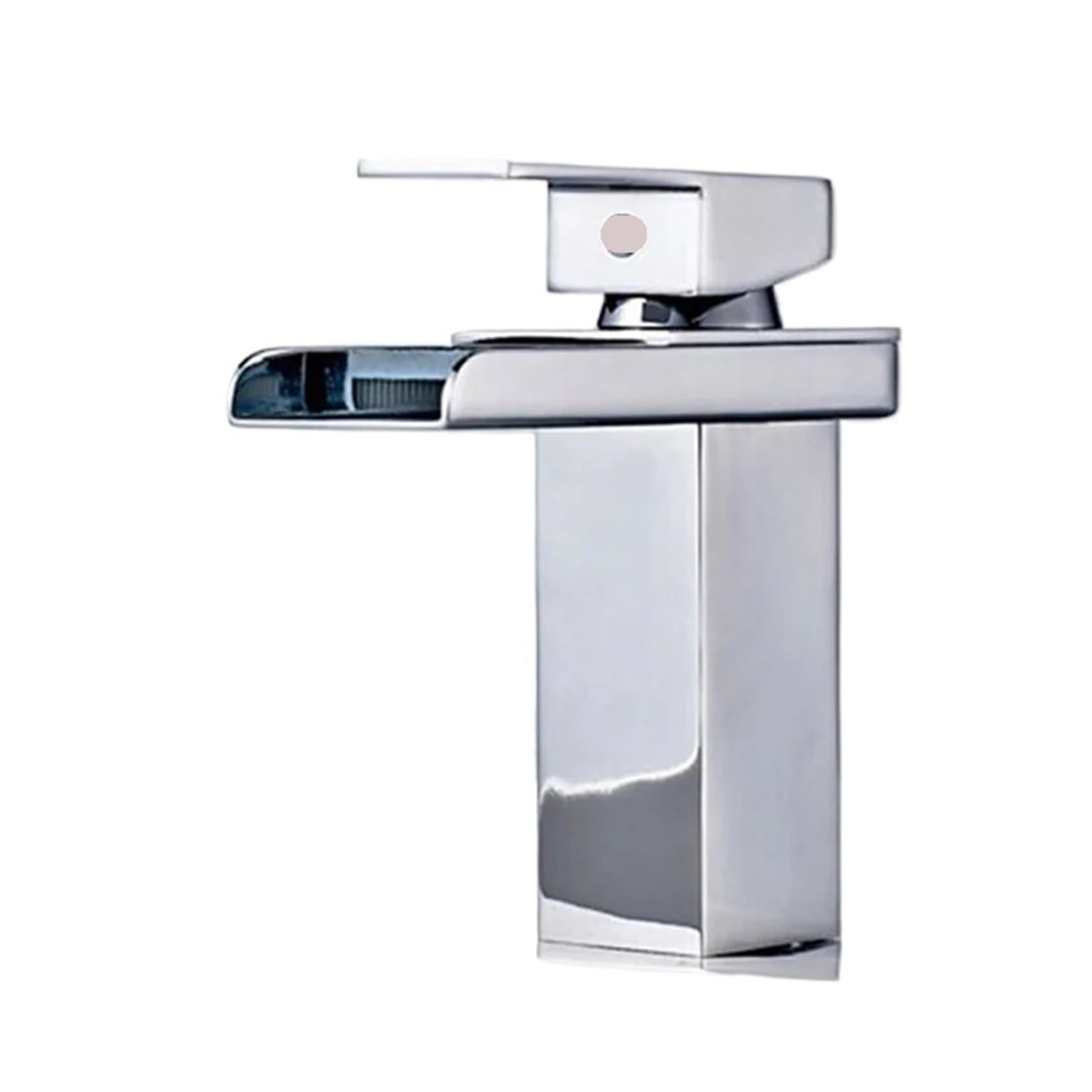 Robinet de lavabo cascade en laiton noir mat au design moderne et luxueux YT-5018-H