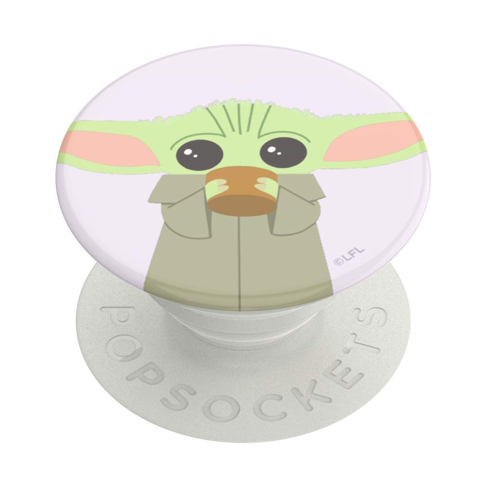 PopSockets PopSockets: Phone Grip with Expanding Kickstand, Pop Socket for Phone - Star Wars - The Child Tea (Gloss)