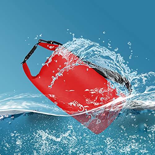 Image of OMGear Waterproof Dry Bag Backpack Phone Pouch 40L /30L /20L /10L /5L Floating Dry Sack for Kayaking Boating Outdoors Activities