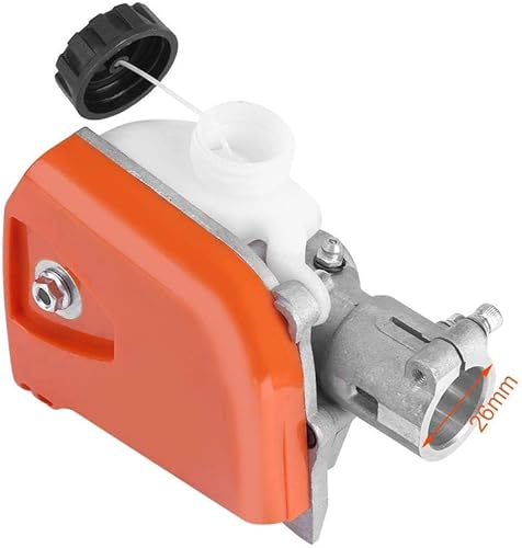 Cabezal de caja de engranajes de motosierra de 0.86 pulgadas, cabeza de engranaje estriada naranja, cortador de árbol, motosierra, caja de