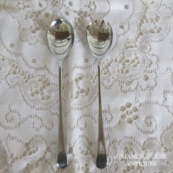 英国アンティーク 純銀製のサービングスプーン イギリス Sheffield