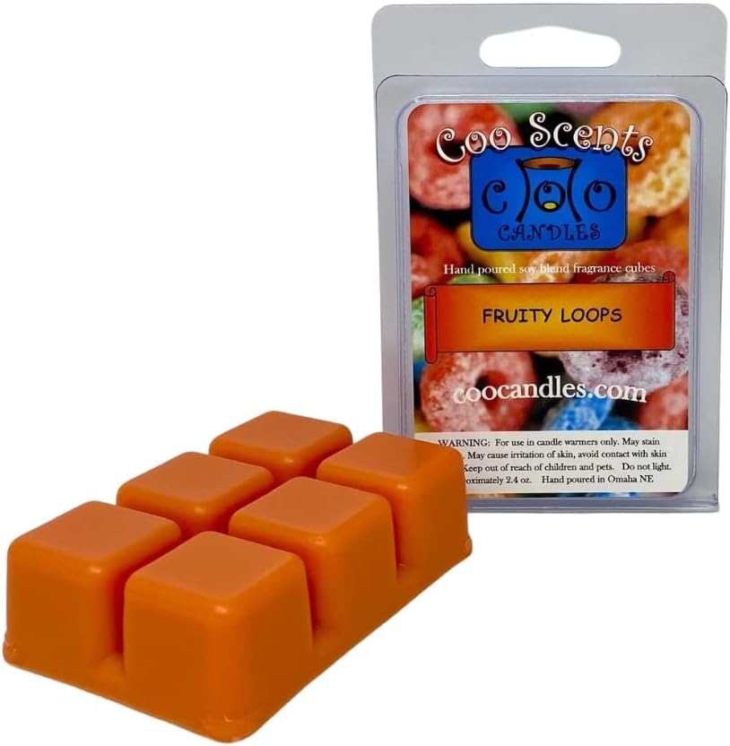 3 Pack Soy Blend Wickless Candle Bar Wax Melt Bars - Fruity Loops (Scented) image 4