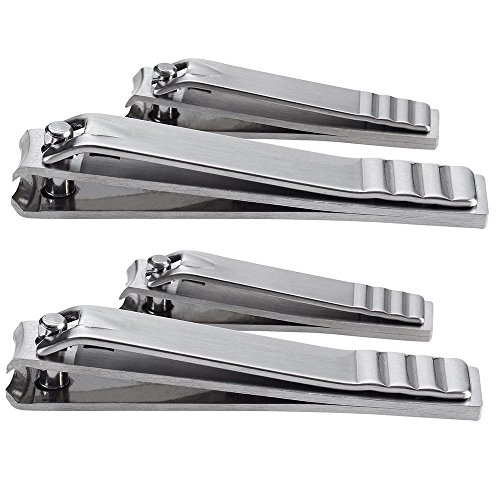 HQY 4 Pcs Stainless Steel Nail Clipper Set