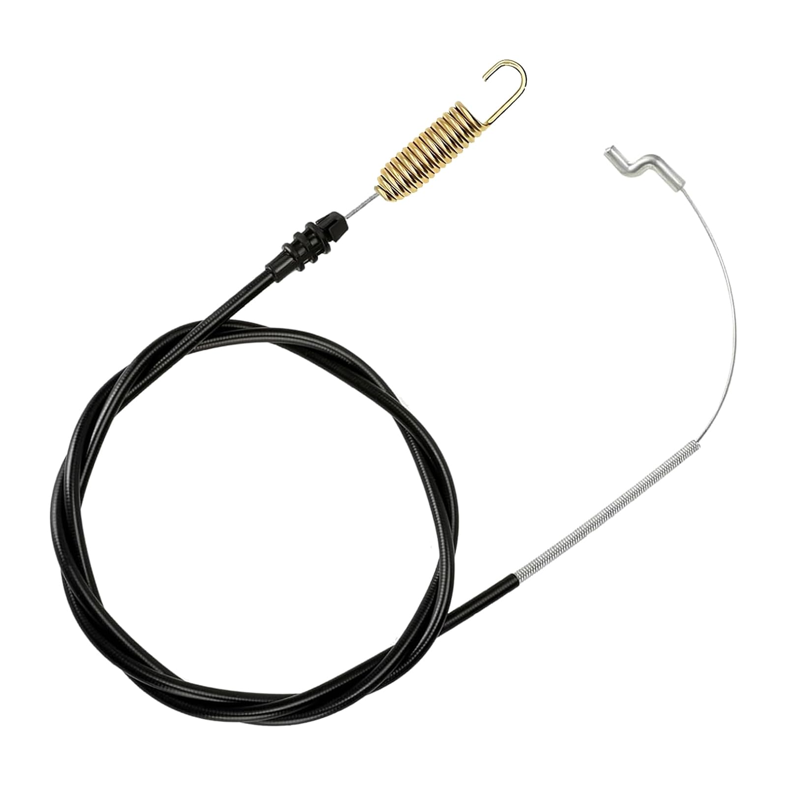 Pffiocix Industrial Grade Drive Cable For 22" Front Wheel Automatic Propulsion Lawn Mowers, Heavy Duty Steel Core, Automatic Propulsion Mower Drive Cable Repair With Spring Ends