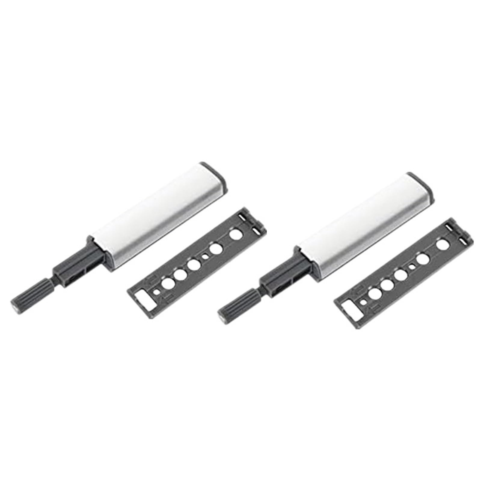 Zuxwux 2Pcs Cabinet Push Latch Cabinet Catches Push To Open For Door Drawer Latches Closer Rebound Hardware(2Pcs)