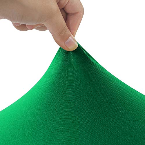 Image of Peomeise 6FT Spandex Table Cover Rectangular Stretch Spandex Tablecloth (Emerald,6FT)