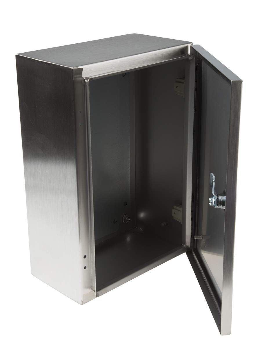 RS PRO Edelstahl 304 Wandanschlusskasten farblos IP66, HxBxT 500 mm, 400 mm x 250 mm