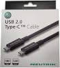 Neutrik USB 2.0 Typce-C Kablo 1.0 m