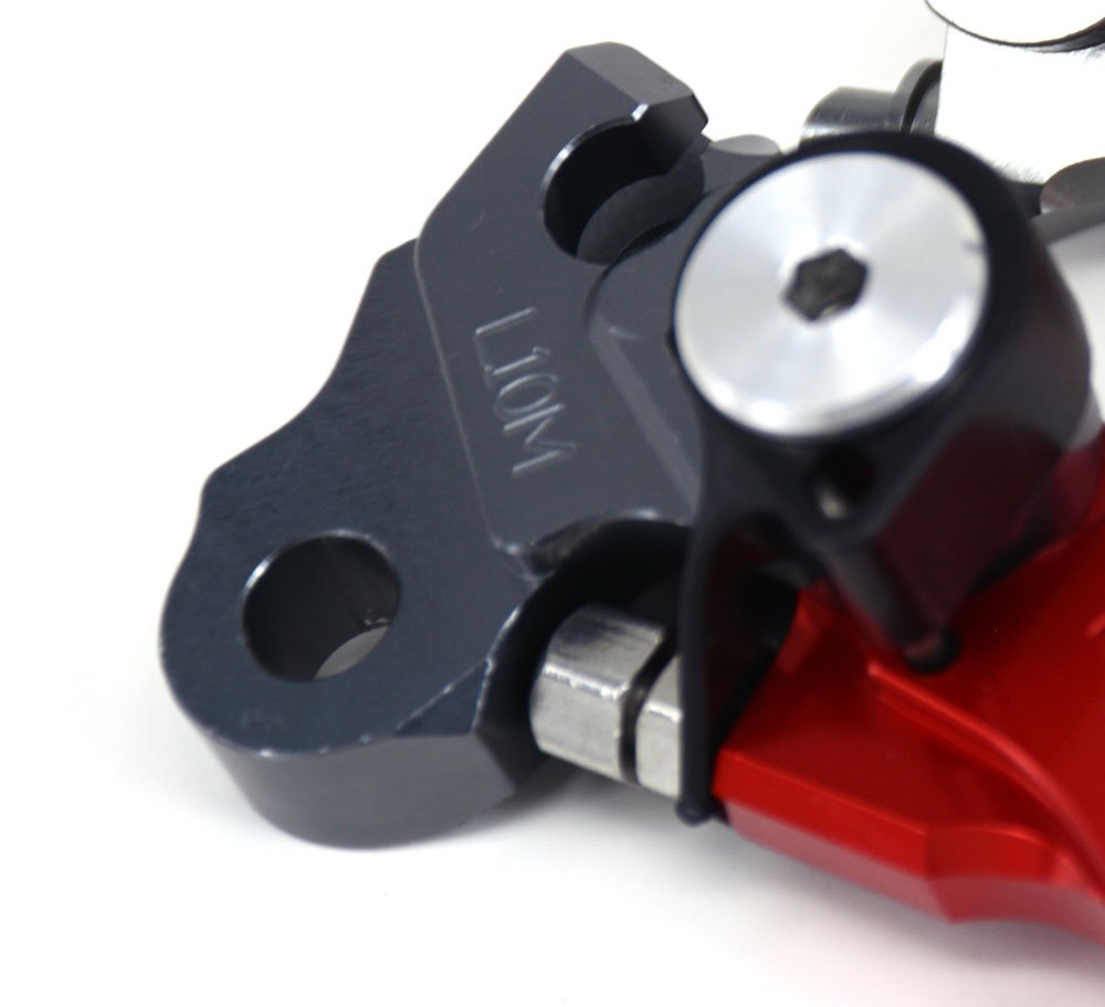 Palancas De Freno Plegables Para Honda CRF250R/CRF450R (2007-2017) - Aluminio CNC, Color Rojo, Reemplazo Directo