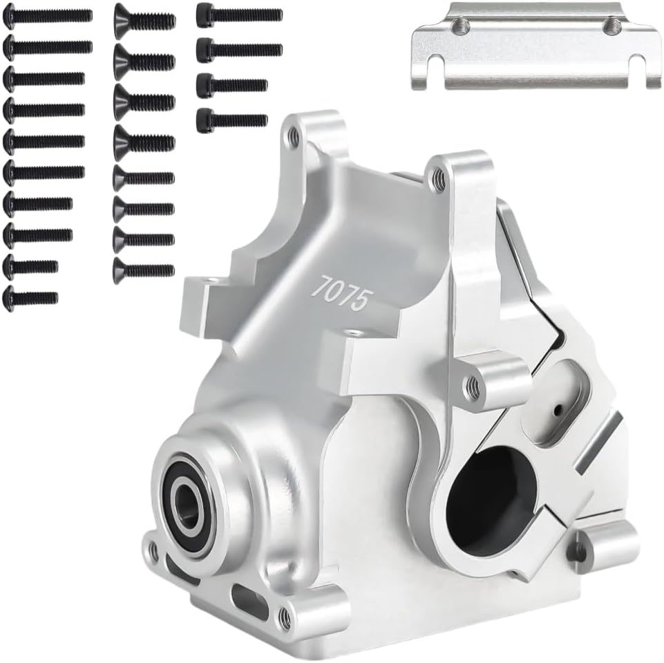 おもちゃ車コレクター用模型用リモコン車用トランスミッションギアボックス金属ディファレンシャル