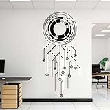 【MATÉRIAU SÛR, ÉCOLOGIQUE, IMPERMÉABLE】: Ce sticker mural autocollant est principalement composé de vinyle de haute qualité, sans odeur irritante, sûr et fiable, vous pouvez l'utiliser en toute confiance.